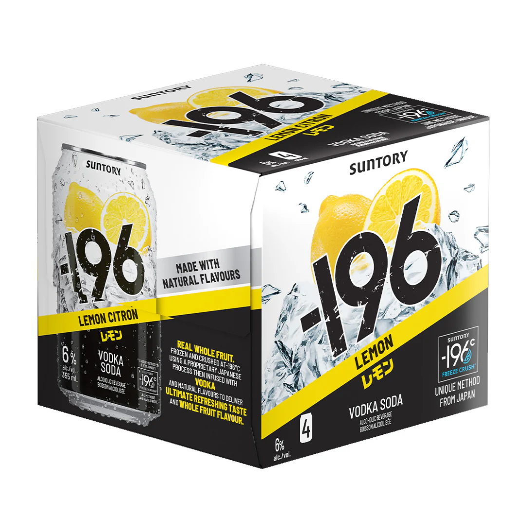 - 196 Lemon Vodka Soda 4 cans