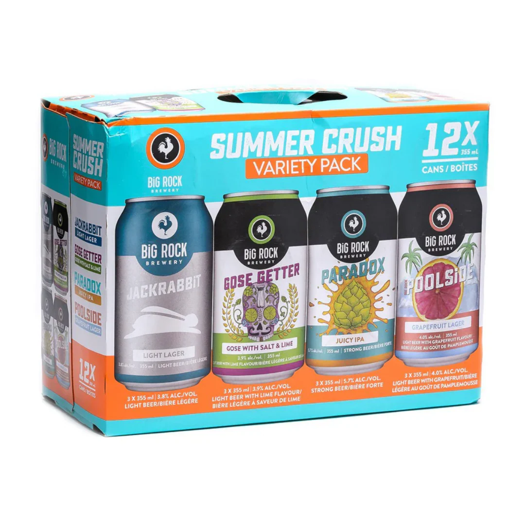 Big Rock Brewing Summer Crush Mix 12 cans