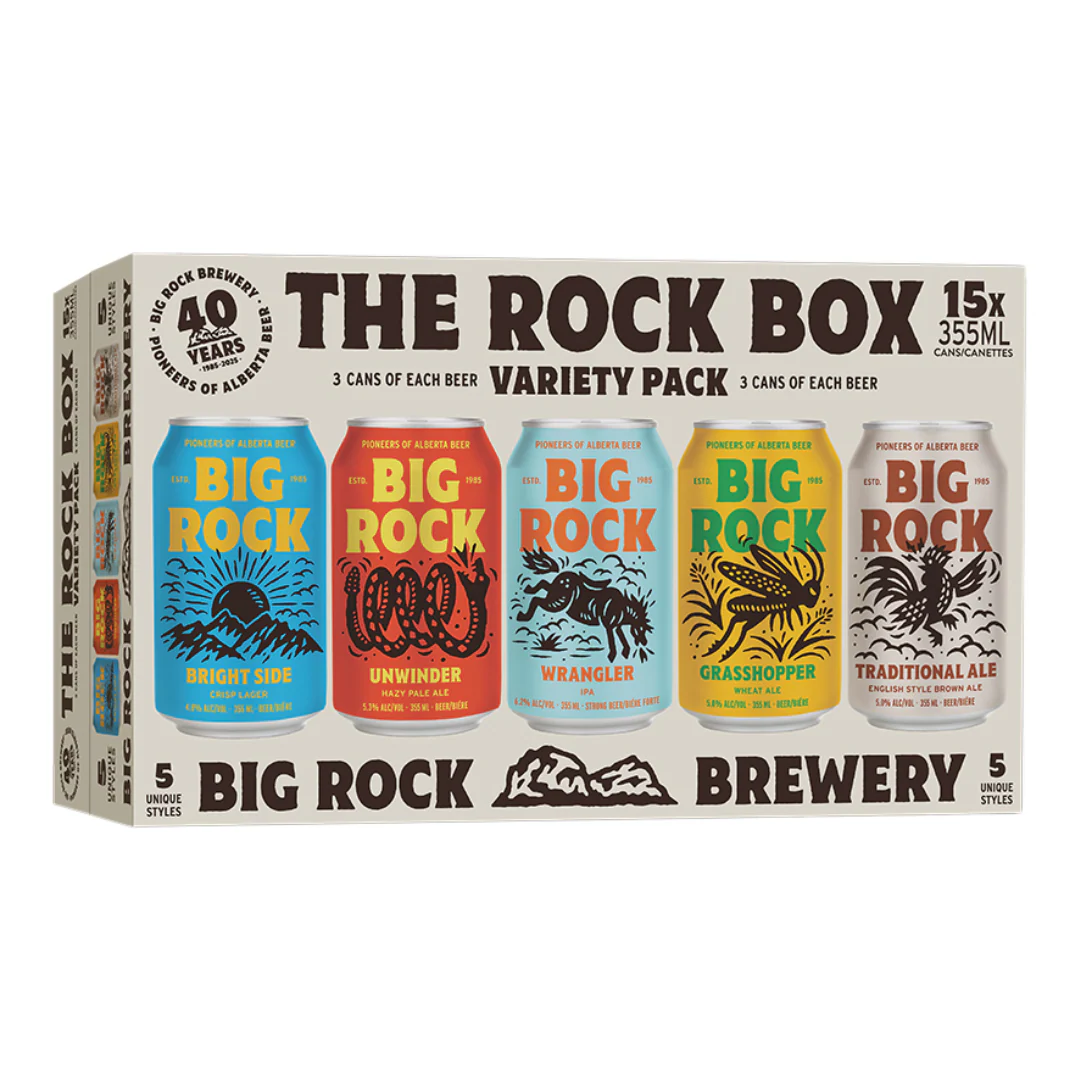Big Rock Variety Pack 15 cans