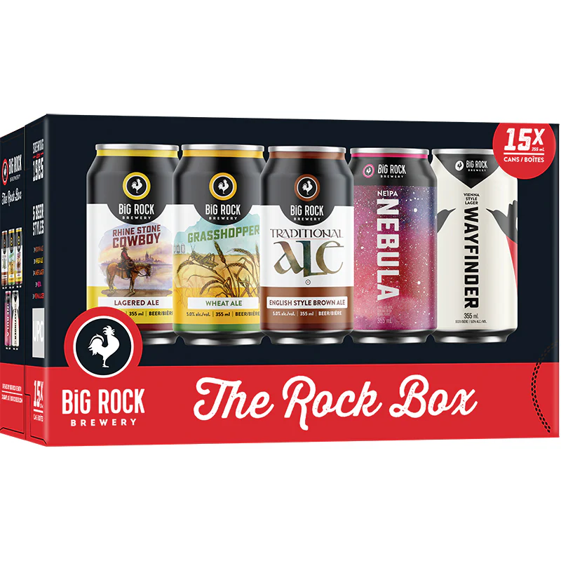 Big Rock Rock Box Variety Pack 15 cans