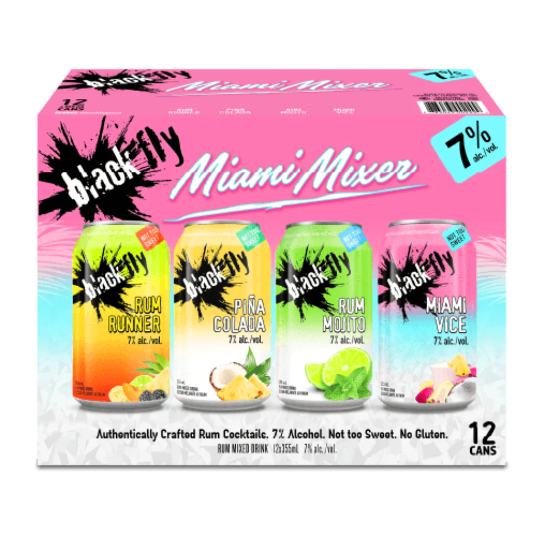 Black Fly Miami Mixer 12 cans