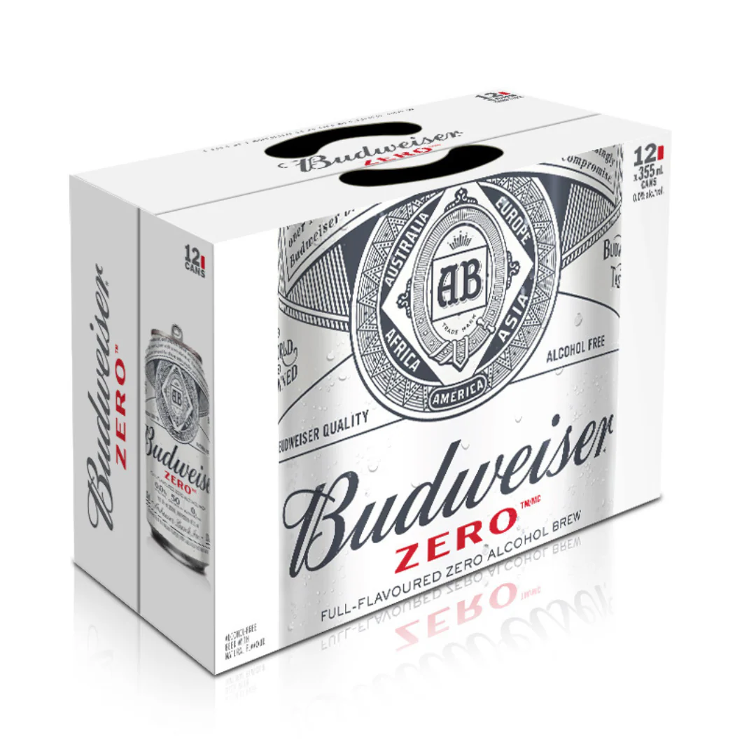 Budweiser Zero 12 cans