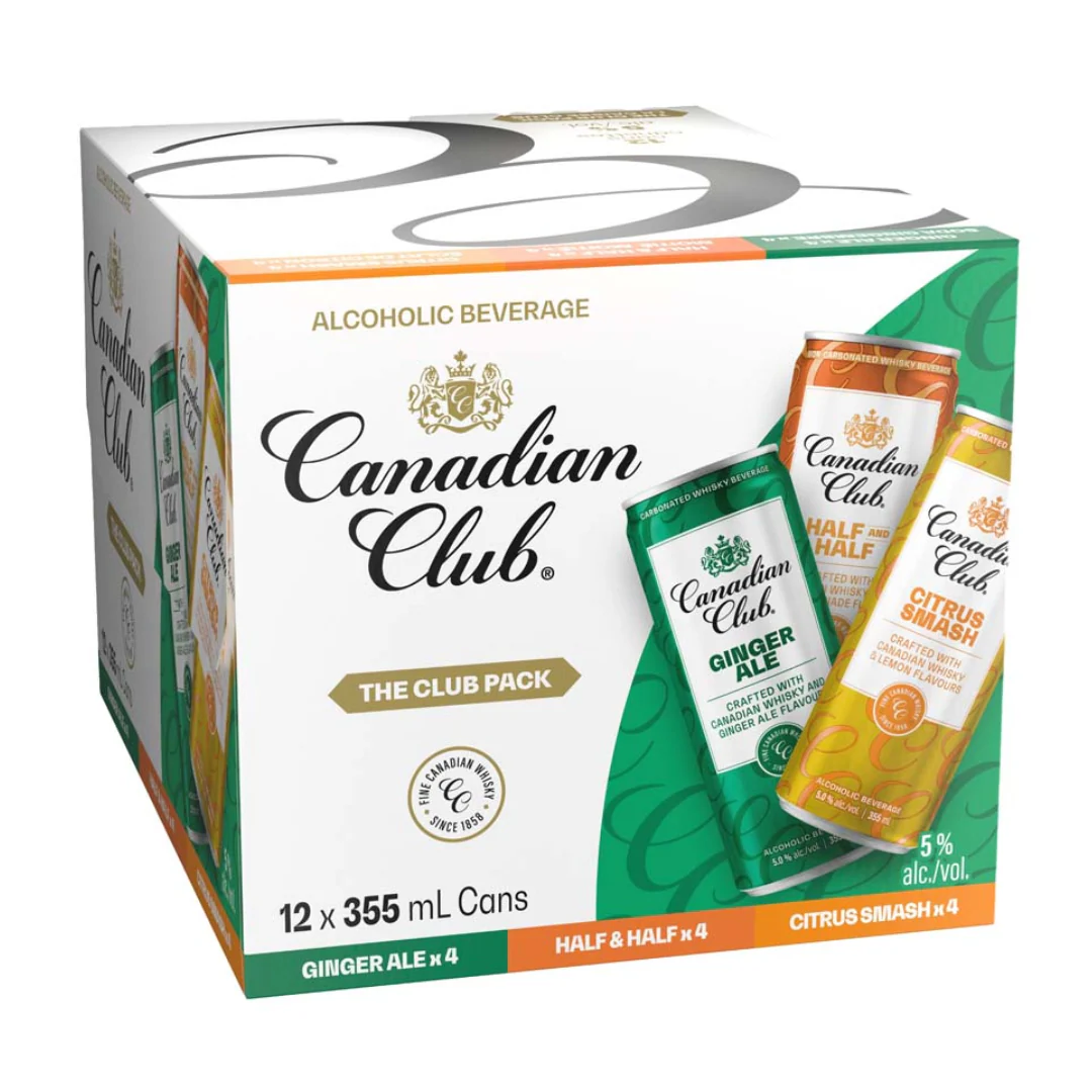Canadian Club The Club Pack 12 cans
