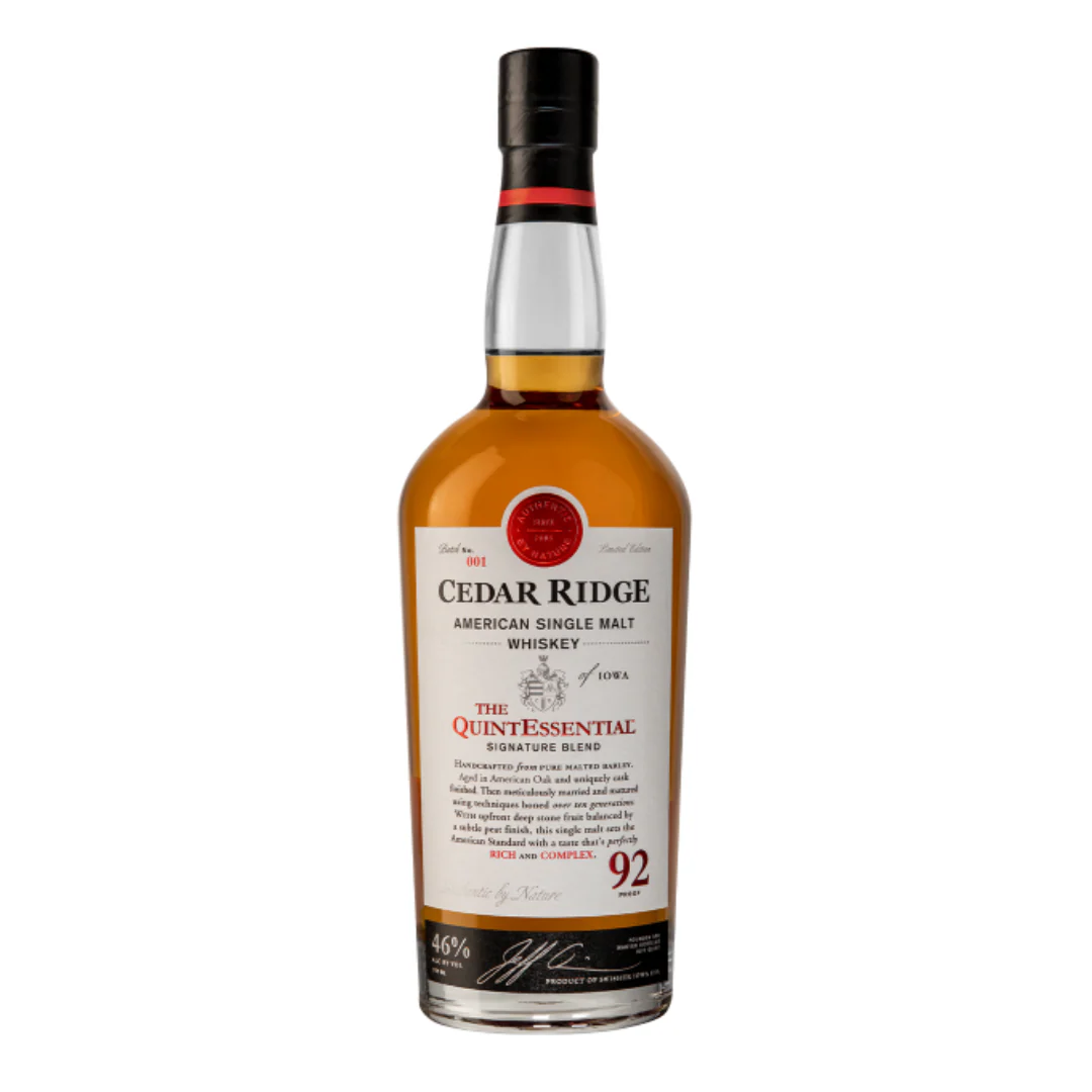 Cedar Ridge Quintessential Single Malt
