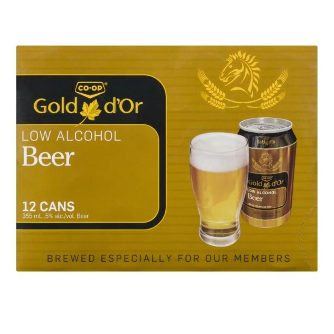 Co-op Gold Beer Low Alc 12 cans