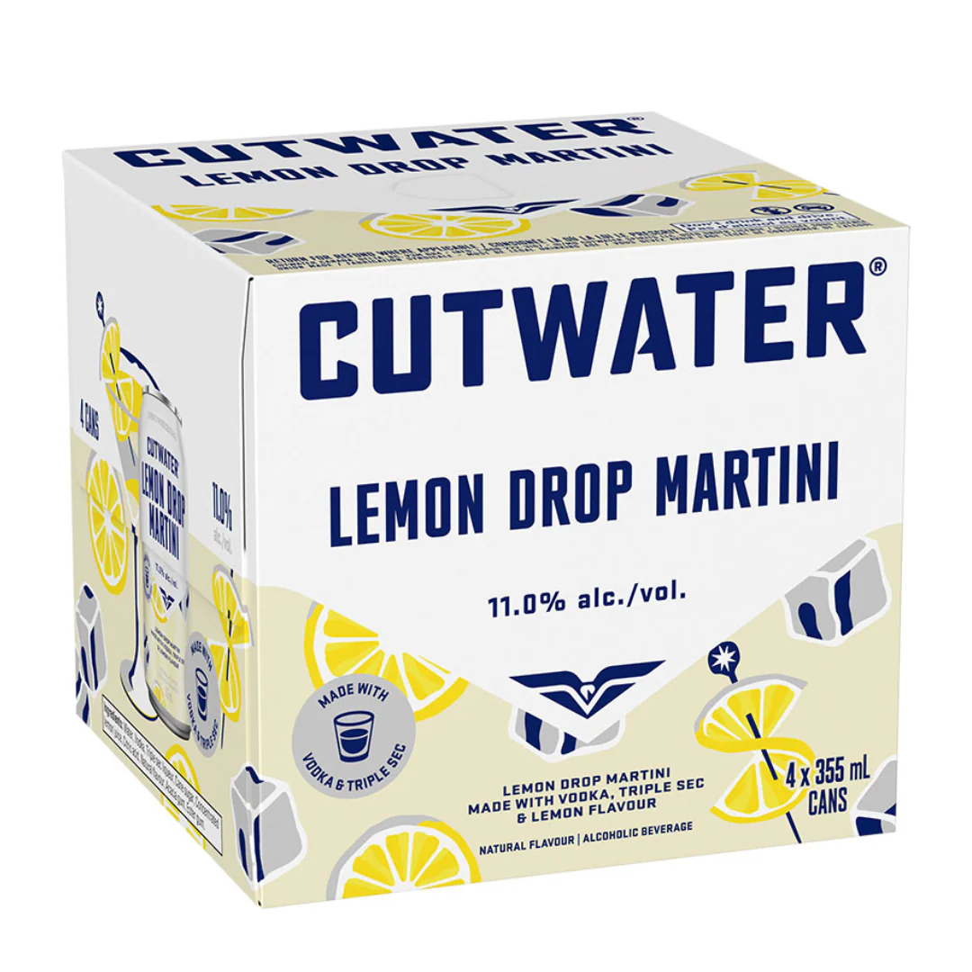 Cutwater Lemon Drop Martini 4 cans