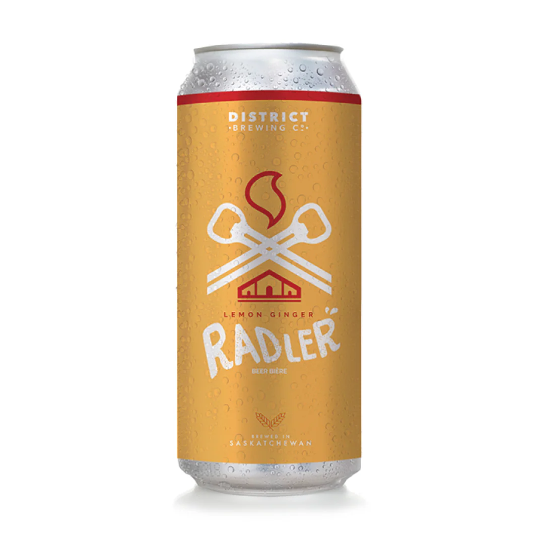District Lemon Ginger Radler 4 cans