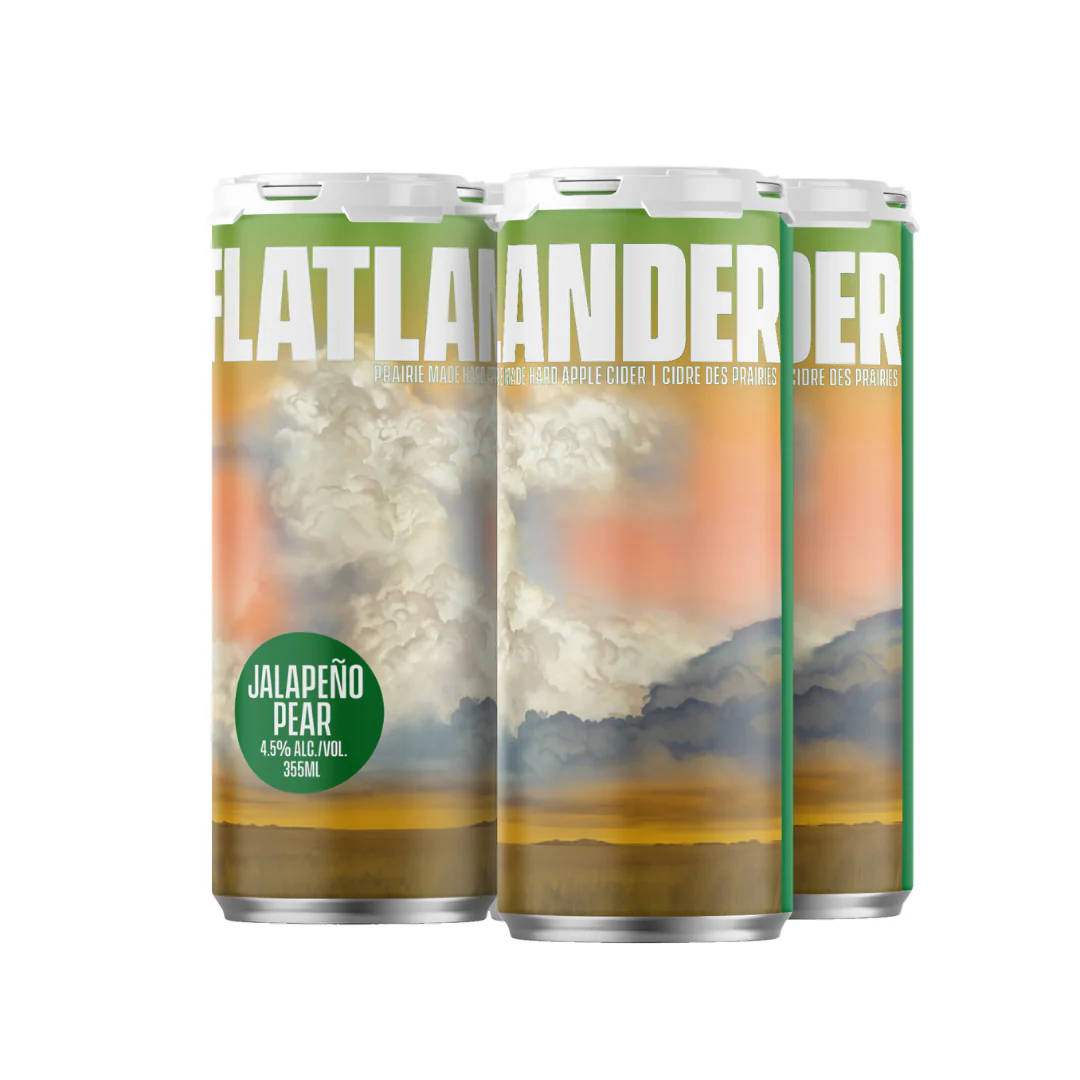 Flatlander Jalapeno Pear 4 cans