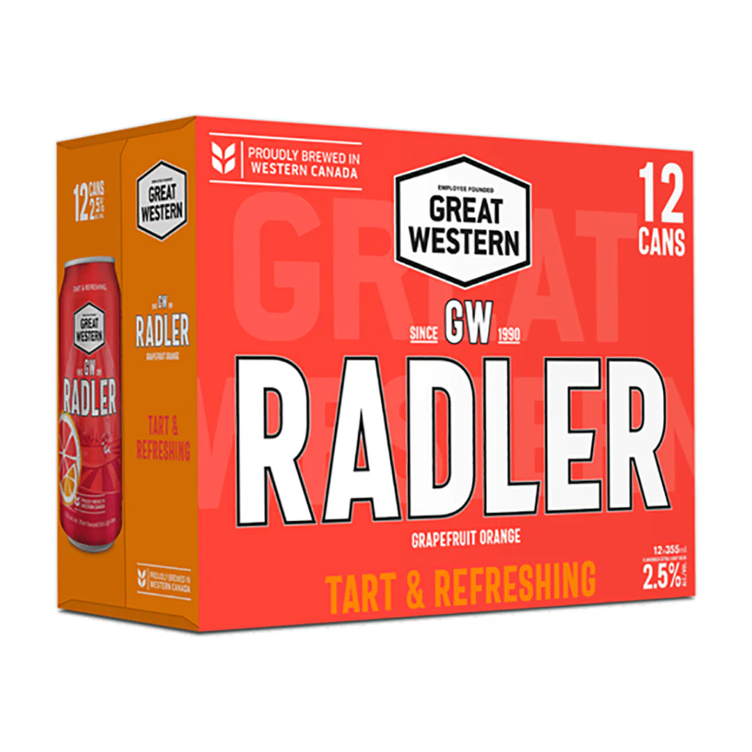 Great Western Radler 12 Cans