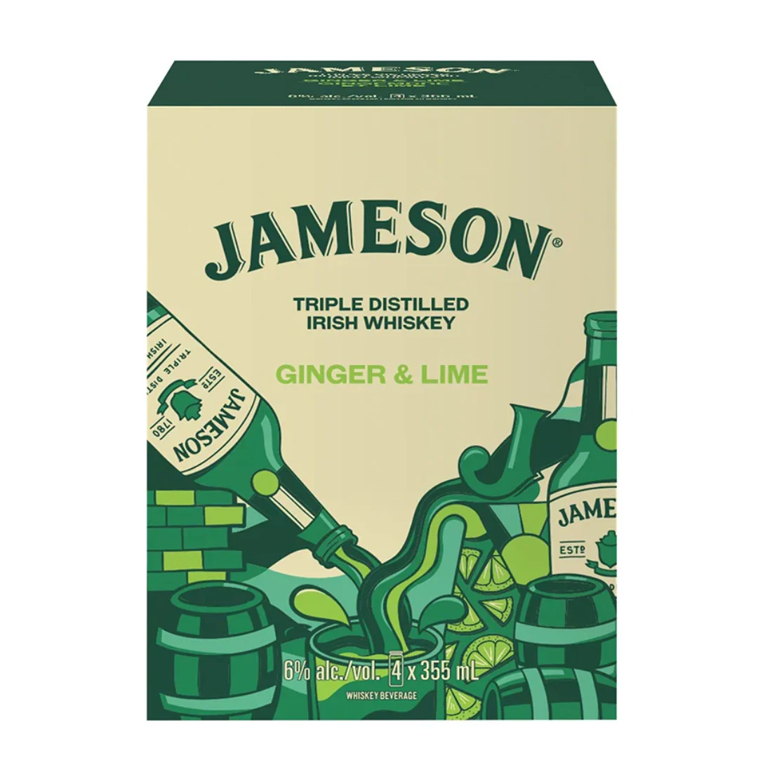 Jameson Ginger & Lime 4 cans