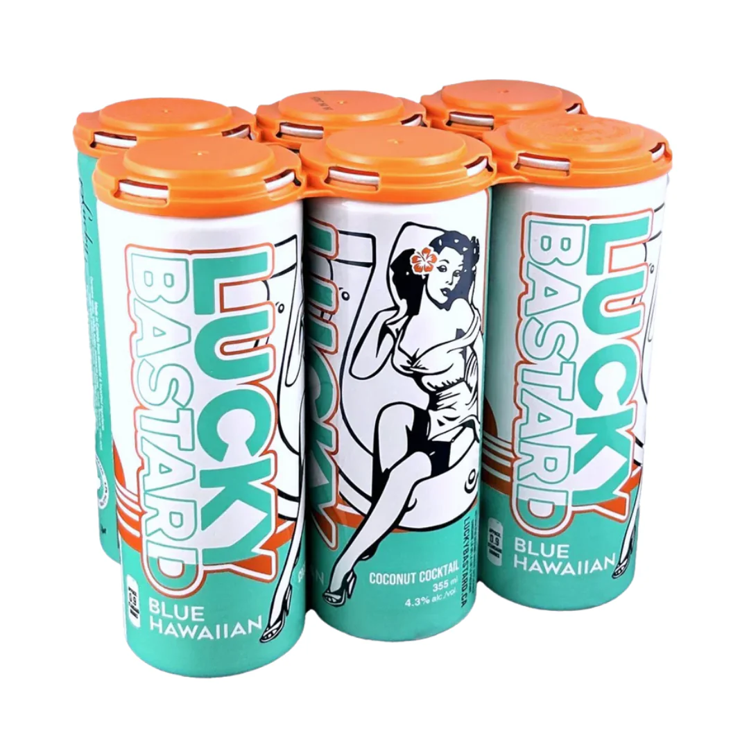 Lucky Bastard Blue Hawaiian 6 cans