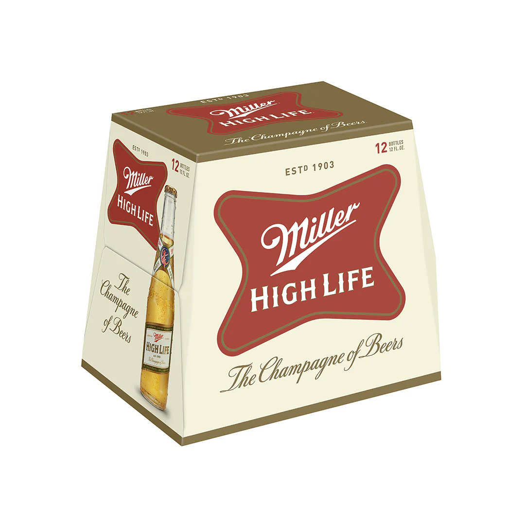 Miller High Life 12 Bottles