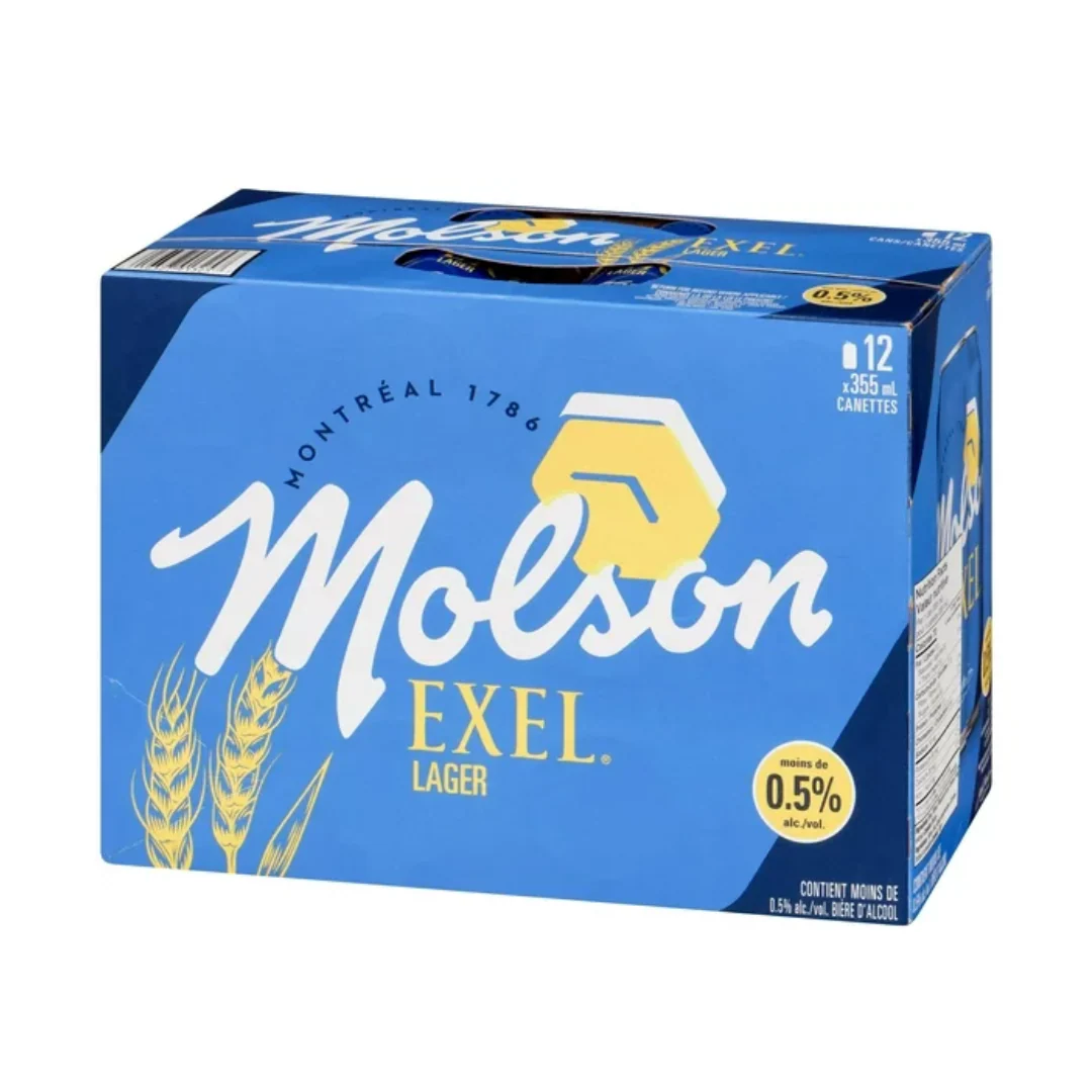 Molson Excel 0.5% 12 Can Non Alc