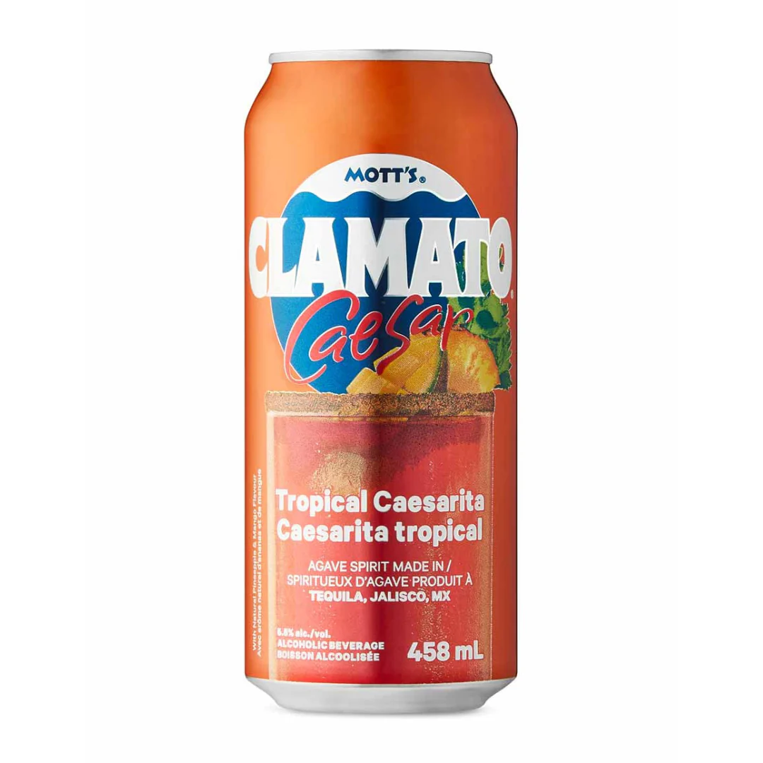 Mott's Clamato Tequila Tropics Pineapple & Mango 458ml