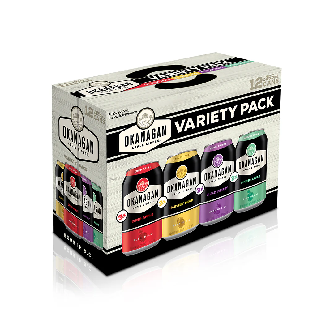 Okanagan Premium Cider Sampler 12 Cans