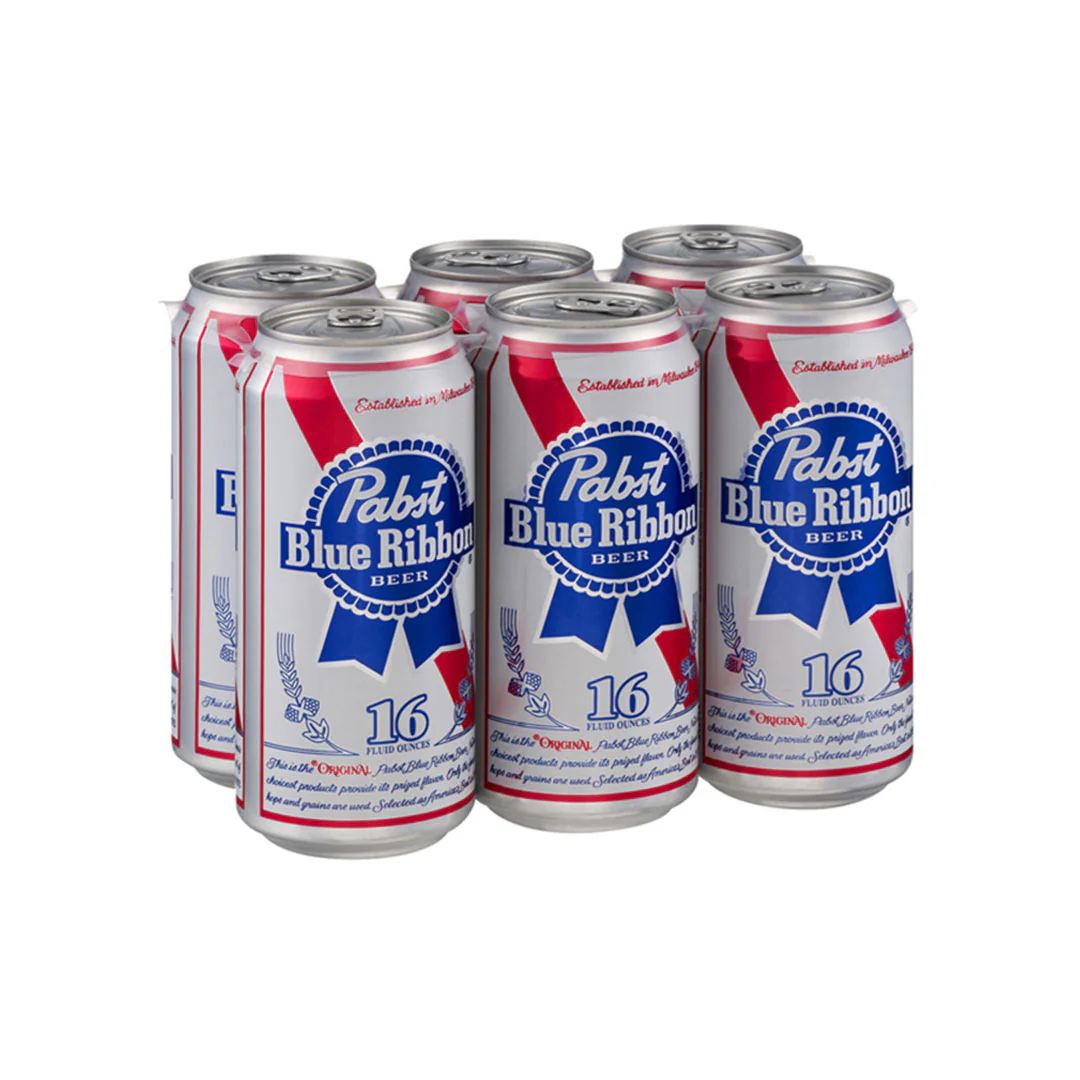 Pabst Blue Ribbon 6 Cans