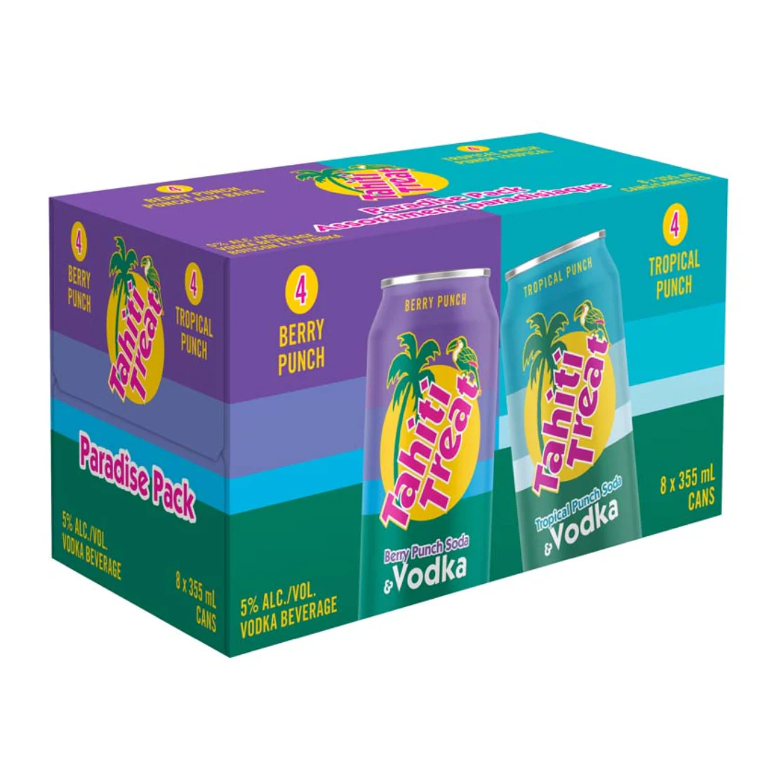 Tahiti Treat Paradise Pack 8 cans