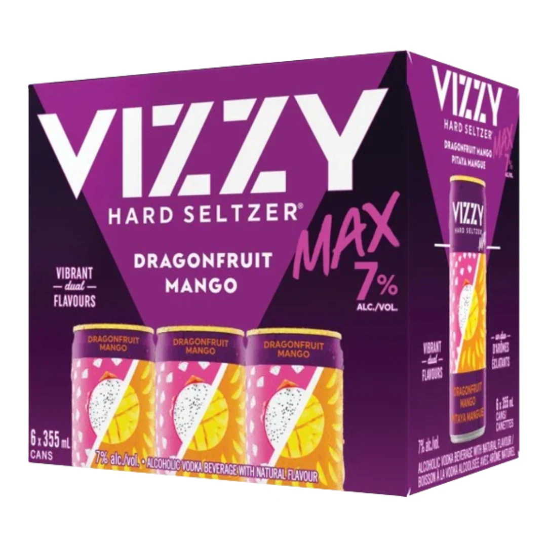 Vizzy Max 7% Dragon Fruit Mango 6 can
